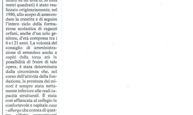 Fondazione Brovedani: ecco come si entra