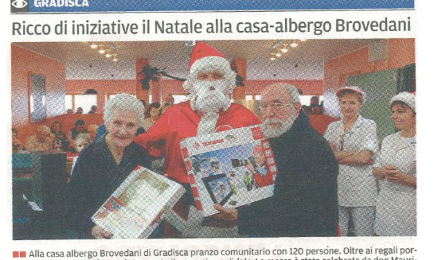 Ricco di iniziative il Natale alla Casa Albergo Brovedani