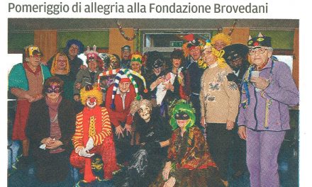 Pomeriggio di allegria alla Fondazione Brovedani