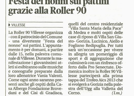 Festa dei nonni sui pattini grazie alla Roller 90