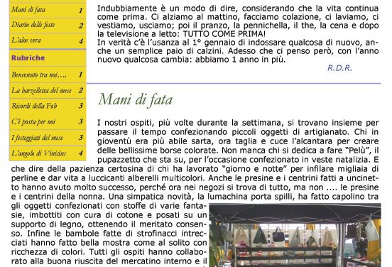 Anno 2 – Numero 1 – Gennaio 2011