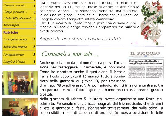 Anno 2 – Numero 4 – Aprile 2011