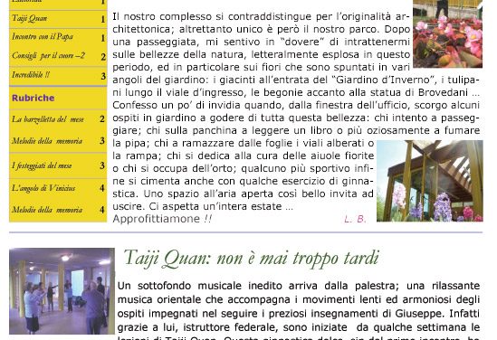 Anno 2 – Numero 5 – Maggio 2011
