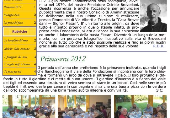 Anno 3 – Numero 7 – Luglio 2012