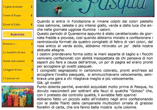 Anno 4 – Numero 4 – Aprile 2013