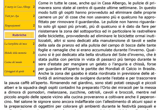 Anno 5 – Numero 4 – Aprile 2014