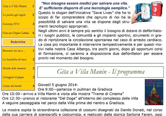 Anno 5 – Numero 6 – Giugno 2014