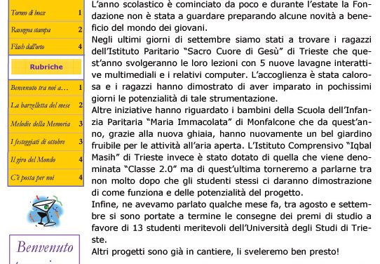 Anno 5 – Numero 10 – Ottobre 2014