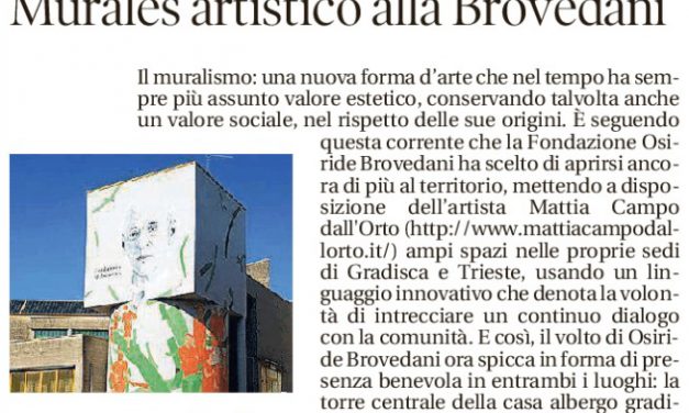 Murale artistico alla Brovedani