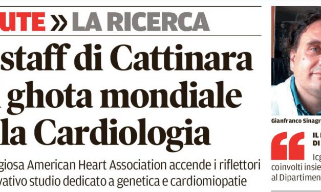 Ancora successi per il prof. Sinagra e il suo staff