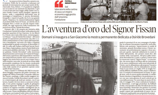 L’avventura d’oro del “Signor Fissan”