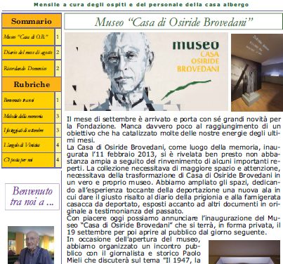 Anno 8 – Numero 9 – Settembre 2017