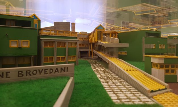 Un grande plastico, una Fondazione in miniatura