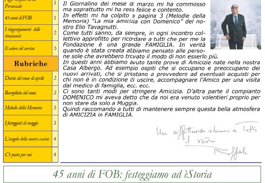 Anno 9 – Numero 5 – Maggio 2018