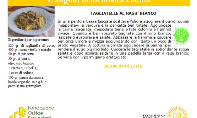 tagliatelle al ragù bianco