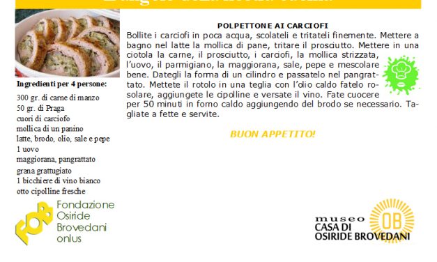 polpettone ai carciofi