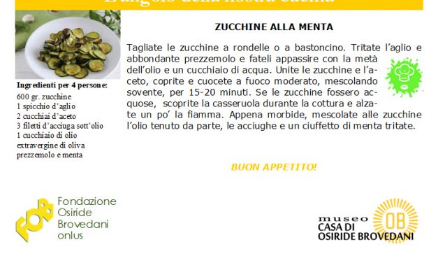 zucchine alla menta